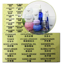 Travel Bag Empty Clear Tube Cosmetic Cream Lotion Container Bottles Multi-Styles Classification Tool kits stickers