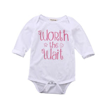 born Baby Boys Girls Infant Letter Print Jumpsuit Bodysuit Kids Clothes Outfit