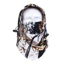 Outdoor Anti-cold Warm Hat Men Women Cycling Ski Masks Camouflage Fleece Hooded Caps