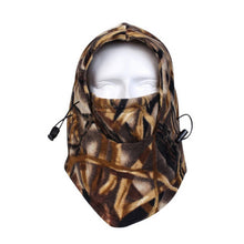 Outdoor Anti-cold Warm Hat Men Women Cycling Ski Masks Camouflage Fleece Hooded Caps