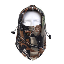 Outdoor Anti-cold Warm Hat Men Women Cycling Ski Masks Camouflage Fleece Hooded Caps