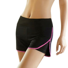 Women Fake Two Piece Elastic Waist Short Feminino Breathable Qucik Dry Women Fitness Shorts