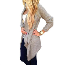 Women Long Sleeve Knitted Sweater Cardigan Open Front Coat Top Outwear