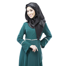 Abaya Jilbab Kaftan Lotus Leaf Maxi Dress Women Islamic Maxi Evening Party Dresses PY3