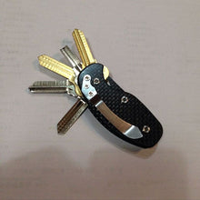 Aluminum Key Chains Holder Organizer Clip Folder Keyring Keychain Case EDC Pocket