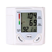 Automatic Digital Wrist Cuff Blood Pressure Monitor Arm Meter Pulse Sphygmomanometer Heart Beat Meter PY7