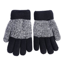 Kids Gloves Girls Boys Mittens Thick Warm Cashmere Student Five Fingers Gloves