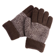 Kids Gloves Girls Boys Mittens Thick Warm Cashmere Student Five Fingers Gloves