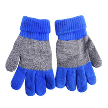 Kids Gloves Girls Boys Mittens Thick Warm Cashmere Student Five Fingers Gloves