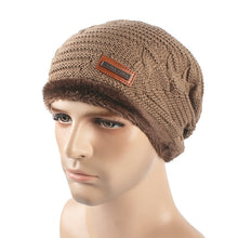 Warm Folded Woolen Hats for Men Women Cashmere Knitted Hat Bonnet Caps