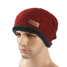 Warm Folded Woolen Hats for Men Women Cashmere Knitted Hat Bonnet Caps