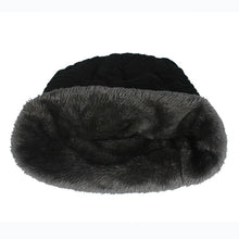 Warm Folded Woolen Hats for Men Women Cashmere Knitted Hat Bonnet Caps