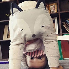 Baby Boys Girls Pants Children's Cotton Clothing Baby Fox Pattern Long Trousers Girl Boy Harem Pants Kids Clothes