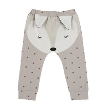 Baby Boys Girls Pants Children's Cotton Clothing Baby Fox Pattern Long Trousers Girl Boy Harem Pants Kids Clothes