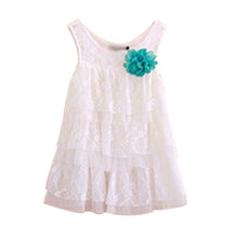 Baby Girls Lace Princess Dresses For Kids Flower Tutu Dress Children Clothing 4 Colors