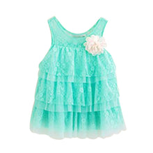 Baby Girls Lace Princess Dresses For Kids Flower Tutu Dress Children Clothing 4 Colors