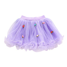 Baby Girls Rose Lace Princess Tulle Skirt Wedding Tutu Skirts 1-4Y Lovely