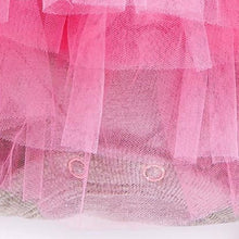 Baby Girls Toddler Puffy Tutu Dress Gauze Love Print Short Sleeve Dress Outfits Infant Clothing for