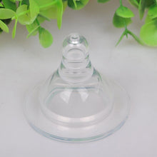 Baby Kids Silicone Wide-Mouth Nipple Round Cross Hole Breast Milk Feeling Bottles Nipple