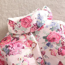Baby Girls Cotton Floral Coat Long Sleeve Jacket Thick Warm Outerwear
