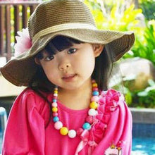 Beauty Baby Girls Cartoon Colorful Bead Necklace Bracelet Jewelry Set kids Gift