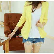 Blazer Women Feminino Korean Slim Shrug Suit Blazer Coat Casual Cardigan Outwear