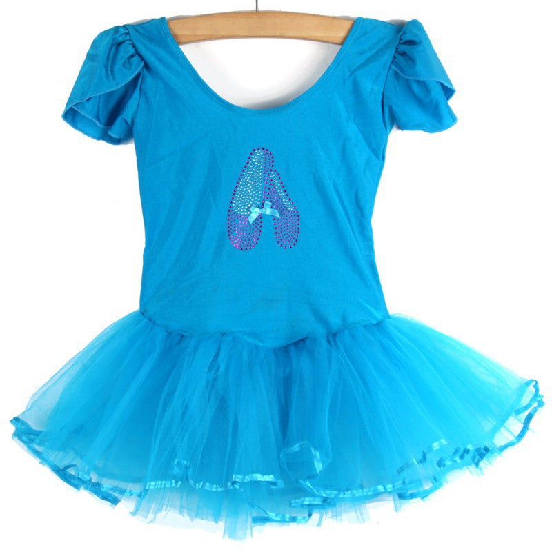 Brief Solid Girls Kids Baby Candy Color Tutu Dress Dance Costumes Ballet Dancewear  Y46