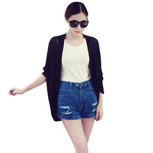 Brief Women Loose Batwing Cardigan Hip Long Shirts Sweater Casual Knitted Outwear