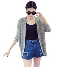 Brief Women Loose Batwing Cardigan Hip Long Shirts Sweater Casual Knitted Outwear