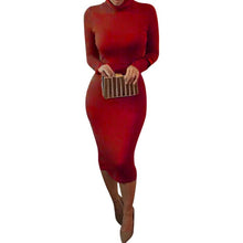 Brief Women's Long Sleeve Bandage Bodycon Dress Party Slim Dresses