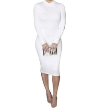 Brief Women's Long Sleeve Bandage Bodycon Dress Party Slim Dresses