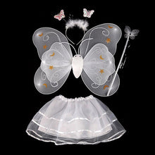 Butterfly Wing Wand Headband Tutu Skirts Cosplay Costume For Fairy Girl Kids Skirt