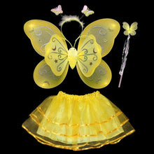 Butterfly Wing Wand Headband Tutu Skirts Cosplay Costume For Fairy Girl Kids Skirt