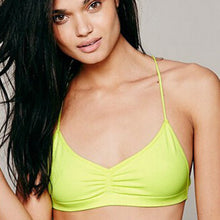 Candy Color Women Sexy Padded Bras Hollow Back Bralette Push Up Bra Strappy Caged Tank Tops Lingerie