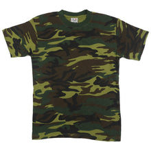 Casual Camouflage T-shirt Men Cotton Army Tactical Combat Military Camo Camp  Tee Shirt Homme