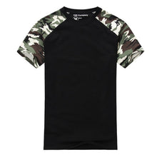 Casual Camouflage T-shirt Men Cotton Army Tactical Combat Military Camo Camp  Tee Shirt Homme