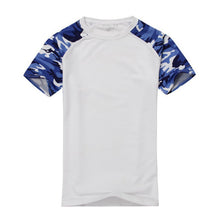 Casual Camouflage T-shirt Men Cotton Army Tactical Combat Military Camo Camp  Tee Shirt Homme