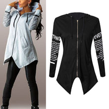 Casual Lady Swear Long Sleeve Hoodie Sweatshirt Hooded Coat Jacket Pullover