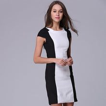 Celebrity Women Sexy Slim Sleeveless Splice Casual Dress Bodycon Dresses