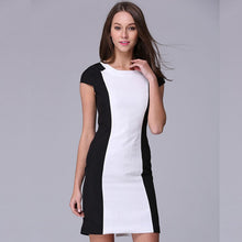 Celebrity Women Sexy Slim Sleeveless Splice Casual Dress Bodycon Dresses