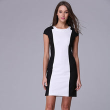 Celebrity Women Sexy Slim Sleeveless Splice Casual Dress Bodycon Dresses