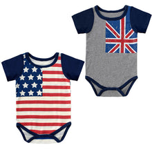 Charm Baby Boys Apparel Girls Toddlers Playsuit born Flag Romper Jumpsuit