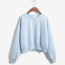 Chic est Women Girls Cute Long Sleeve Sweatshirt Crew Neck S Blouse Tops