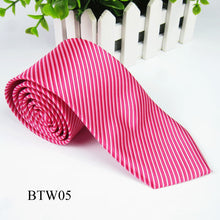 Classic Striped Jacquard Woven Silk Men's Tie Necktie Wedding Party Multi-Colors