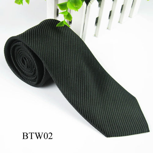 Classic Striped Jacquard Woven Silk Men's Tie Necktie Wedding Party Multi-Colors