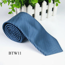 Classic Striped Jacquard Woven Silk Men's Tie Necktie Wedding Party Multi-Colors