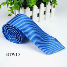 Classic Striped Jacquard Woven Silk Men's Tie Necktie Wedding Party Multi-Colors