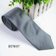 Classic Striped Jacquard Woven Silk Men's Tie Necktie Wedding Party Multi-Colors