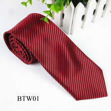 Classic Striped Jacquard Woven Silk Men's Tie Necktie Wedding Party Multi-Colors