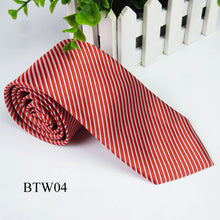 Classic Striped Jacquard Woven Silk Men's Tie Necktie Wedding Party Multi-Colors